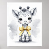 Giraffe Jungle Kinderzimmer Wall Art Poster (Vorne)