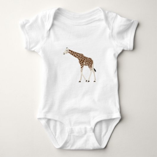 Giraffe Jungle Safari Tier Baby Strampler (Vorderseite)