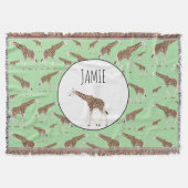 Giraffe Jungle Safari Tier Decke (Vorderseite)