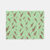Giraffe Jungle Safari Tier Fleecedecke (Vorderseite (Horizontal))