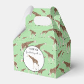 Giraffe Jungle Safari Tier Geschenkschachtel (Vorderseite)