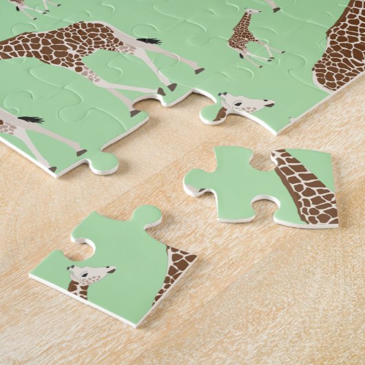 Giraffe Jungle Safari Tier Puzzle (Seite)