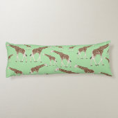 Giraffe Jungle Safari Tier Seitenschläferkissen (Rückseite)