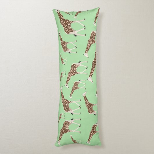 Giraffe Jungle Safari Tier Seitenschläferkissen (Rückseite (Vertikal))