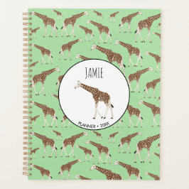 Giraffe Jungle Safari Tierbuch Planer