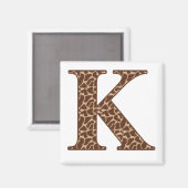 Giraffe K Magnet (Vorderseite/Rückseite)