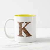 Giraffe K Zweifarbige Tasse (Links)
