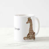 Giraffe Kaffeetasse (VorderseiteRechts)