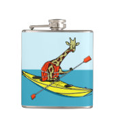 Giraffe Kajak Flachmann (Vorderseite)