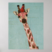 GIRAFFE & KARDINAL POSTER (Vorne)