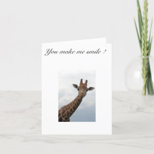 Giraffe Karte