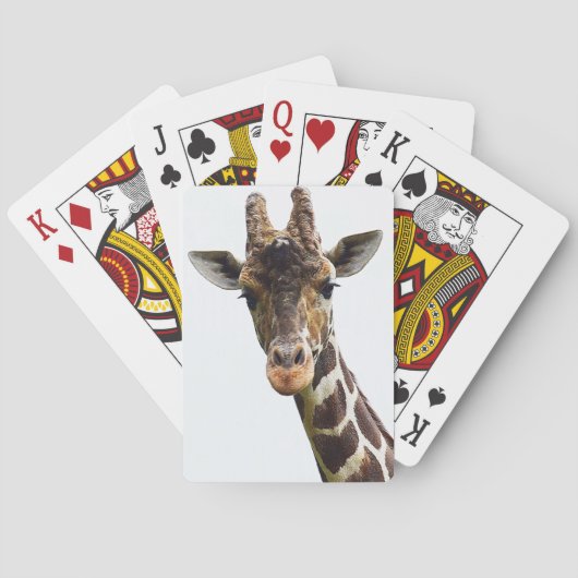 Giraffe Kartendecke Spielkarten (Rückseite)