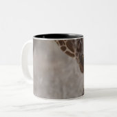 Giraffe, Kenia, Afrika Zweifarbige Tasse (Vorderseite Links)