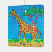 Giraffe - Keramik Keramikornament (Links)