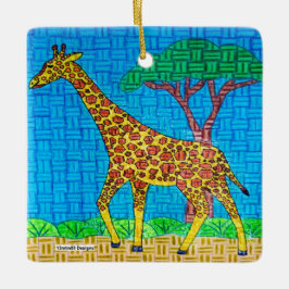 Giraffe - Keramik Keramikornament