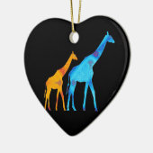 Giraffe Keramik Ornament (Links)