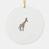 Giraffe Keramik Ornament (Vorne)