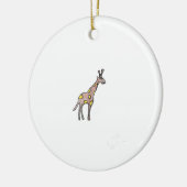 Giraffe Keramik Ornament (Links)