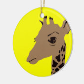 Giraffe Keramik Ornament (Links)