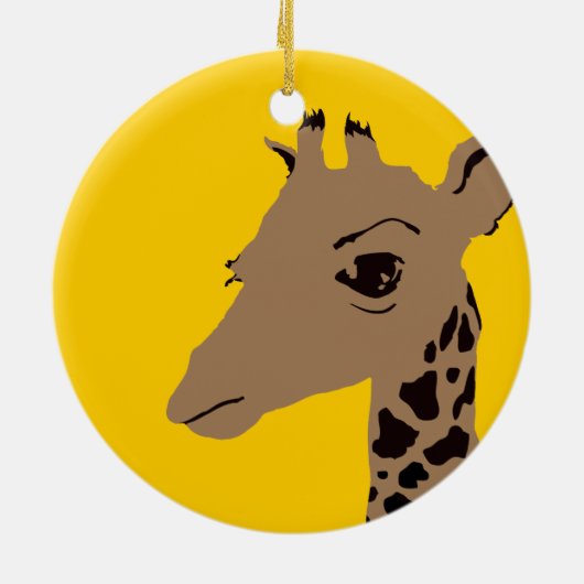 Giraffe Keramik Ornament (Hinten)