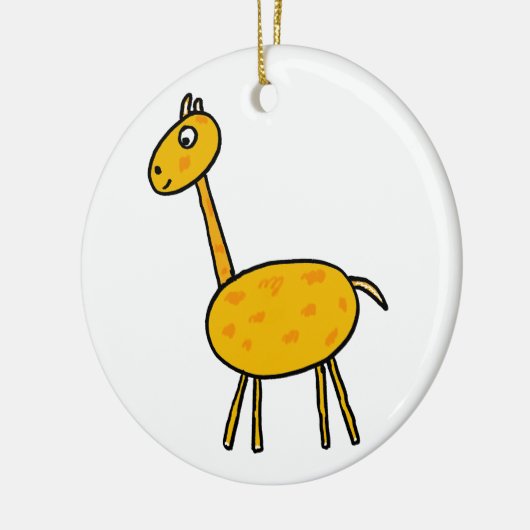 Giraffe Keramik Ornament (Links)