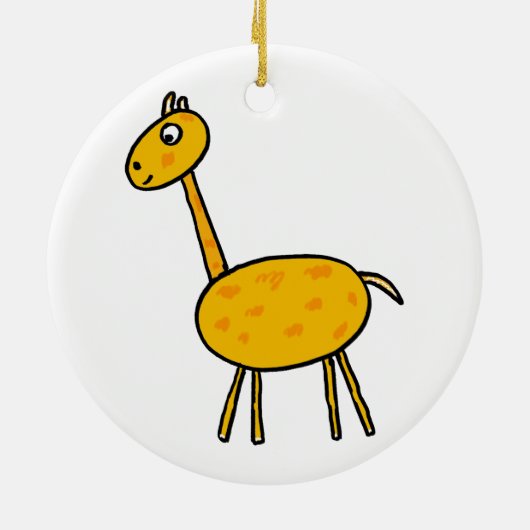Giraffe Keramik Ornament (Hinten)