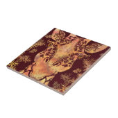 Giraffe Keramik Tile Fliese (Seite)