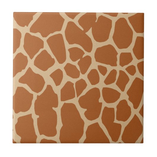 Giraffe Keramik Tile Fliese (Vorderseite)
