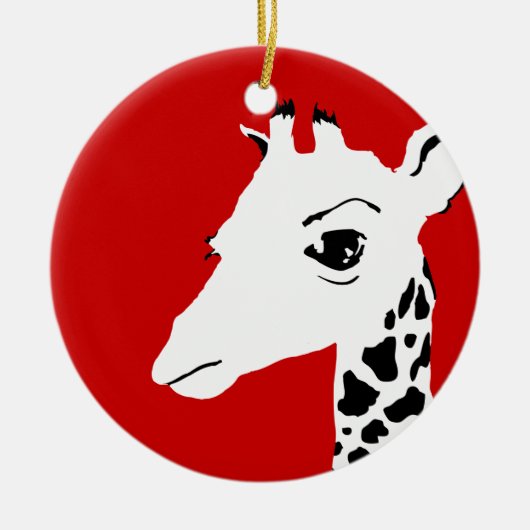Giraffe Keramikornament (Vorne)