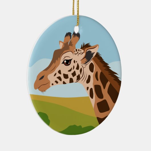 Giraffe Keramikornament (Rechts)