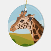 Giraffe Keramikornament (Links)