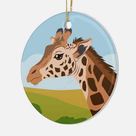 Giraffe Keramikornament (Links)