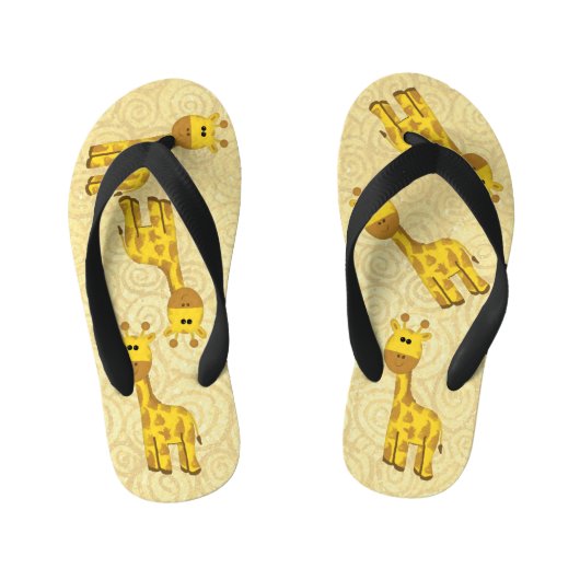 Giraffe Kids Flip Flops Kinderbadesandalen (Fußbett)