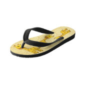 Giraffe Kids Flip Flops Kinderbadesandalen (Schrägansicht)