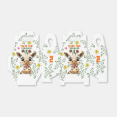 Giraffe Kindergeburtstag Geschenkschachtel (Ungefaltet)