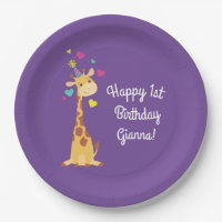 Giraffe Kindergeburtstag Party Niedlich