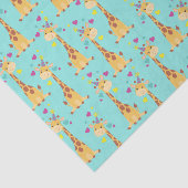 Giraffe Kindergeburtstag Party Niedlich Seidenpapier (Ausschnitt)