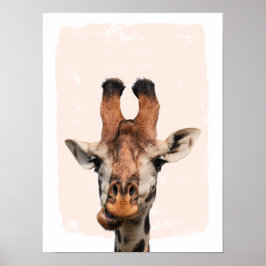 Giraffe Kinderzimmer-Wandkunst Poster