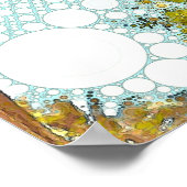 Giraffe Kiss Poster (Ecke)