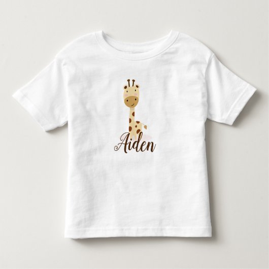 Giraffe Kleinkind T-shirt (Vorderseite)