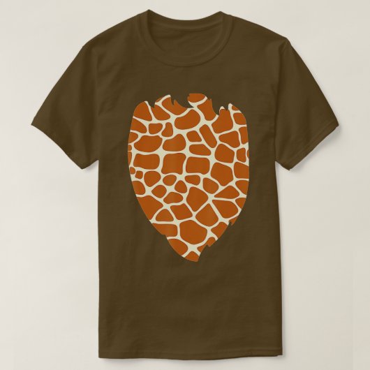 Giraffe Kostüm Belly Giraffe Muster Trick oder Tr T-Shirt (Design vorne)