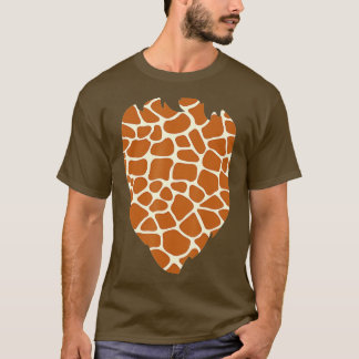 Giraffe Kostüm Belly Giraffe Muster Trick oder Tr T-Shirt