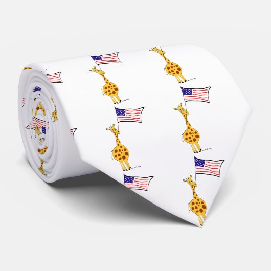Giraffe Krawatte (Gerollt)