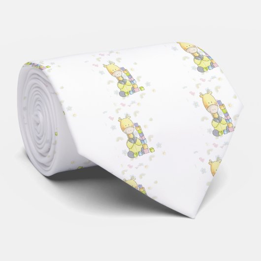 Giraffe Krawatte (Gerollt)