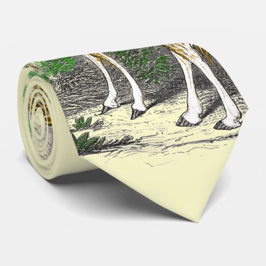 Giraffe-Krawatte Krawatte (Gerollt)