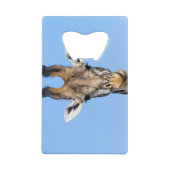 Giraffe Kreditkartenflaschenöffner (Rückseite)