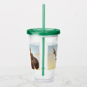 Giraffe-Krieger Acryltrinkbecher (Rechts)