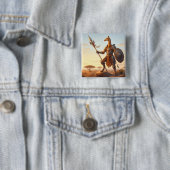 Giraffe-Krieger Button (Beispiel)