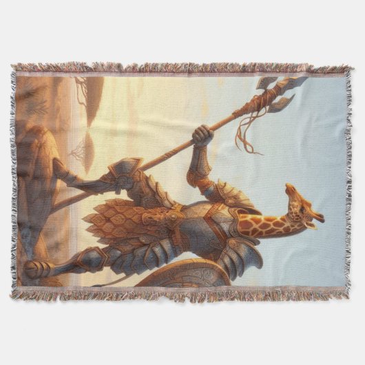 Giraffe-Krieger Decke (Vorderseite)