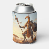 Giraffe-Krieger Dosenkühler (Kanne Rückseite)